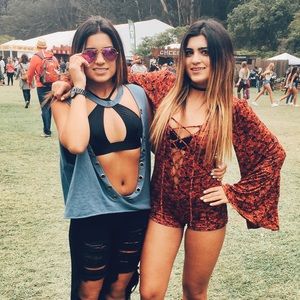 Floral free people romper